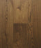 Swish Oak Natura Fiano Brown engineered oak flooring swatch showing rich warm chocolate tobacco brown with golden red highlights in the grain