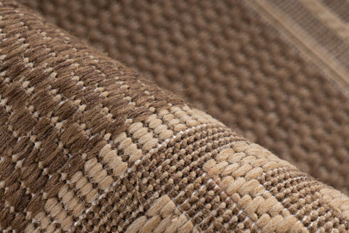 Finca 502 Coffee Border Outdoor/Kitchen Rug - ADORE RUGS and FLOORING