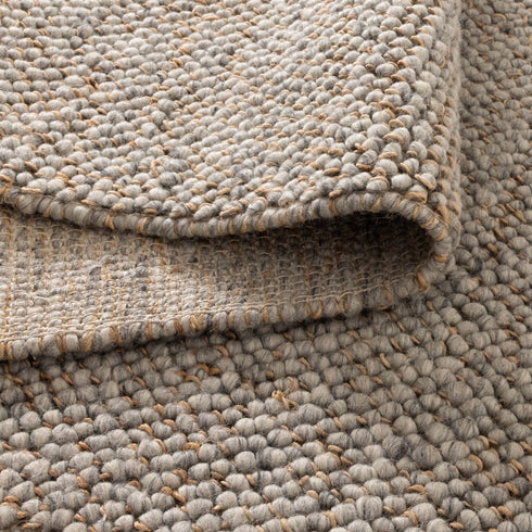 Eco Weave Grey Wool and Jute Rug - Adore Rugs & Flooring