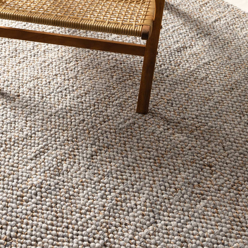 Eco Weave Grey Wool and Jute Rug - Adore Rugs & Flooring