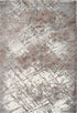 Harmony 401 Abstract Beige-Silver Rug with Jagged Lines, full view