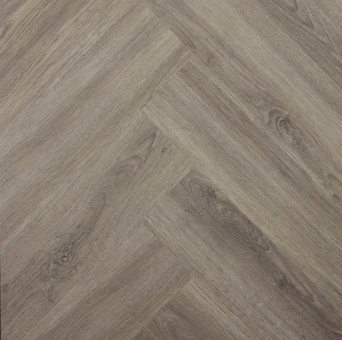 Preference Floors Easi-Plank Herringbone Grey Stone 8mm hybrid parquetry