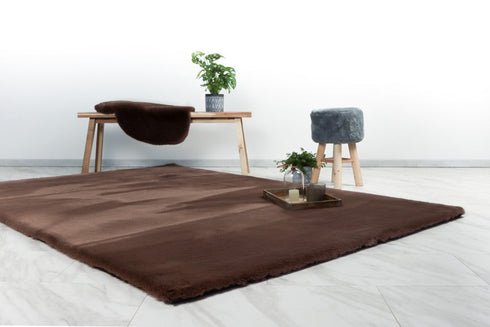 Heaven 800 Dark Taupe Super Soft Fluffy Rug