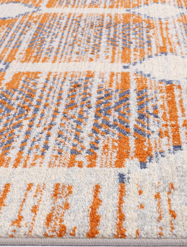 Machu Adriel Rust Rug, full view