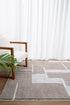 Indulgence Geo Lines Beige Grey Rug - INDU002