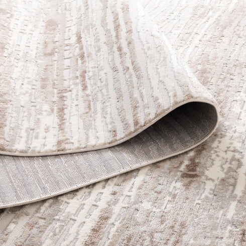 Jade Distressed Lines Grey Beige Rug - JADE001 - Adore Rugs & Flooring
