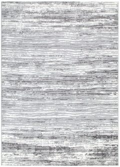 Jade Distressed Lines Grey Rug - JADE002