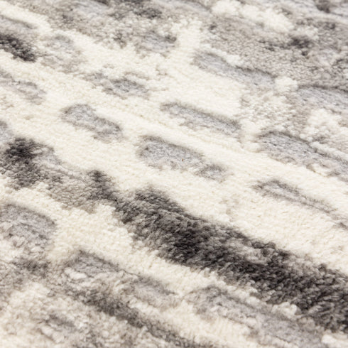 Jade Distressed Lines Grey Rug - JADE002 - Adore Rugs & Flooring