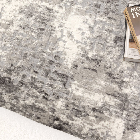 Jade Abstract Grey Rug - JADE003 - Adore Rugs & Flooring