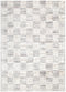 Jade Distressed Checkers Grey Beige Rug - JADE004 - Adore Rugs & Flooring