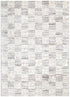 Jade Distressed Checkers Grey Beige Rug - JADE004 - Adore Rugs & Flooring