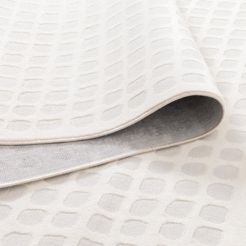 Jade Geometric Shapes Cream Grey Rug - JADE005 - Adore Rugs & Flooring