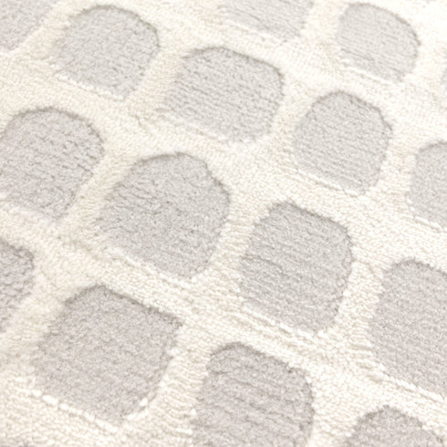 Jade Geometric Shapes Cream Grey Rug - JADE005 - Adore Rugs & Flooring