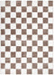 Jade Checkers Cream Brown Rug - JADE007 - Adore Rugs & Flooring