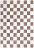 Jade Checkers Cream Brown Rug - JADE007 - Adore Rugs & Flooring