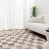Jade Checkers Cream Brown Rug - JADE007 - Adore Rugs & Flooring