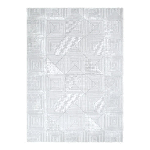 IN STORE ONLY - Lazer 03 - Grey Geometric Rug