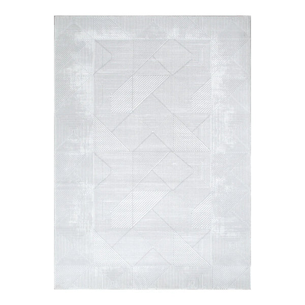 IN STORE ONLY - Lazer 03 - Grey Geometric Rug