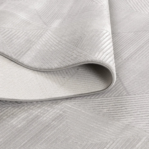IN STORE ONLY - Lazer 03 - Grey Geometric Rug