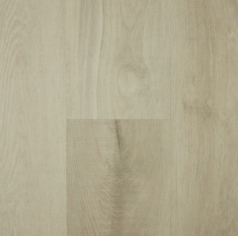 Preference Floors Lifestyle Collection Almond 12mm hybrid flooring - pale greige-taupe board