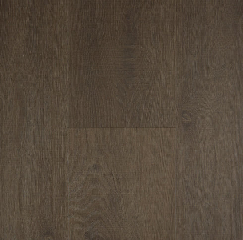 Preference Floors Lifestyle Collection Carbon 12mm hybrid flooring - near-black charcoal-brown board