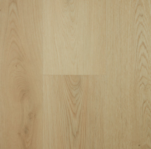 Preference Floors Lifestyle Collection Travertine 12mm hybrid flooring - pale cream-beige board