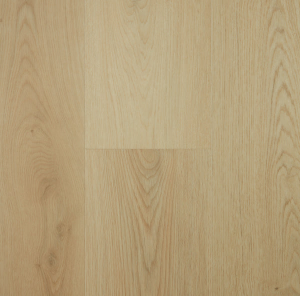 Preference Floors Lifestyle Collection Travertine 12mm hybrid flooring - pale cream-beige board