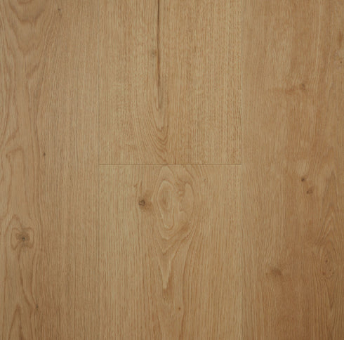 Preference Floors Lifestyle Collection White Oak 12mm hybrid flooring - light warm blonde-tan board