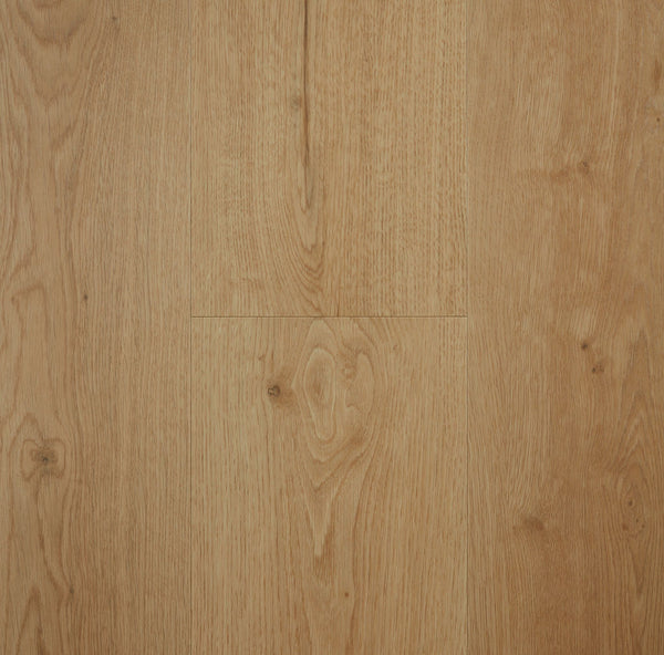 Preference Floors Lifestyle Collection White Oak 12mm hybrid flooring - light warm blonde-tan board