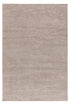 Beige area rug with soft horizontal stripe texture