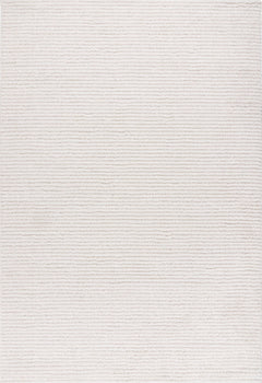 Lotus 303 - Ivory Textured Ribbed Soft Area Rug