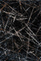 Louvre 501 Multi Colour Abstract Rug with Lines, full view