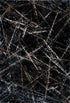 Louvre 501 Multi Colour Abstract Rug with Lines, full view