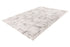 Contemporary distressed rug with soft grey and white hues