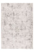 abstract area rug with distressed grey and off-white pattern