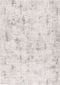 Pierre Cardin Lyon 504 Silver Transitional Rug with Faded Motif, full view