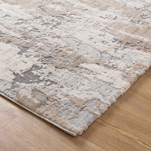 Maya Watercolour Astract Grey and Beige Rug - M106 - Adore Rugs & Flooring