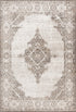 Milas 204 Silver Beige - Beige Brown Traditional Rug, full view
