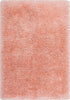 Monaco 444 Pastel Apricot High Pile Shaggy Rug, full view