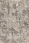 Pierre Cardin Monet 501 Silver Grey Modern Abstract Rug, full view