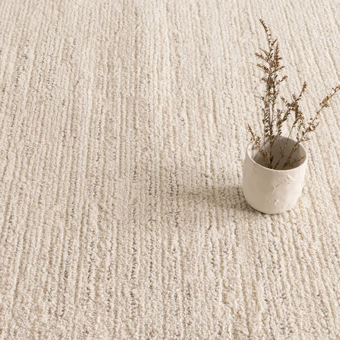 IN STORE ONLY - Nizza 011 - Simple Cream Monotone Rug