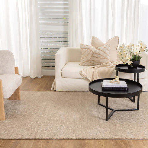 IN STORE ONLY - Nizza 012 - Simple Beige Monotone Rug
