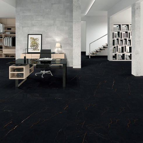 8mm Hybrid - Nero Black - Stonefloor