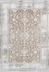 Pierre Cardin Opera 500 Beige Floral Designer Rug, full view