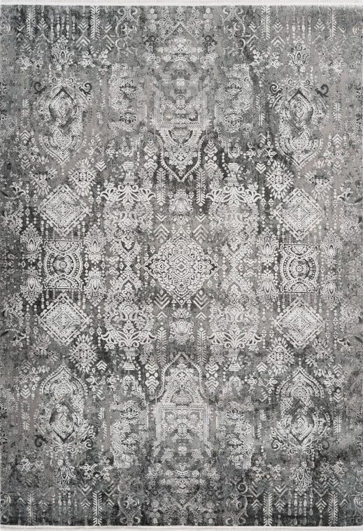 Pierre Cardin Orsay 700 High Quality Grey Modern Rug, full view