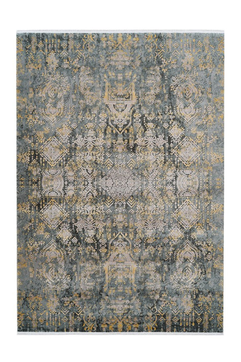 Pierre Cardin - Orsay 700 High Quality Grey Yellow Rug - ADORE RUGS and FLOORING