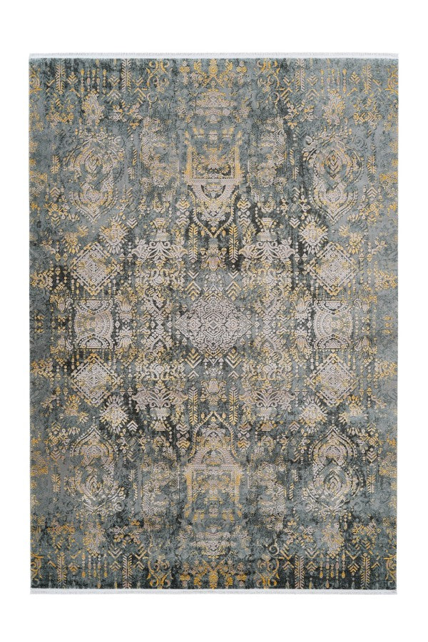 Pierre Cardin - Orsay 700 High Quality Grey Yellow Rug - ADORE RUGS and FLOORING