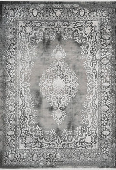 Pierre Cardin - Orsay 701 High Quality Silver Rug with Centre Medallion