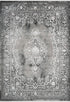 Pierre Cardin Orsay 701 High Quality Silver Rug with Centre Medallion, full view