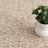 Eco Weave Plain Border Cream Beige Wool and Jute Rug - Adore Rugs & Flooring